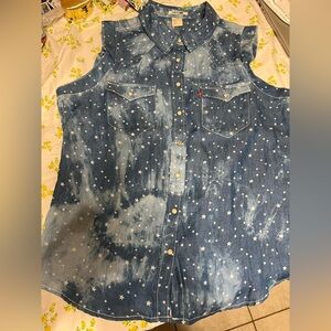 Levi's Starry Denim Sleeveless Top